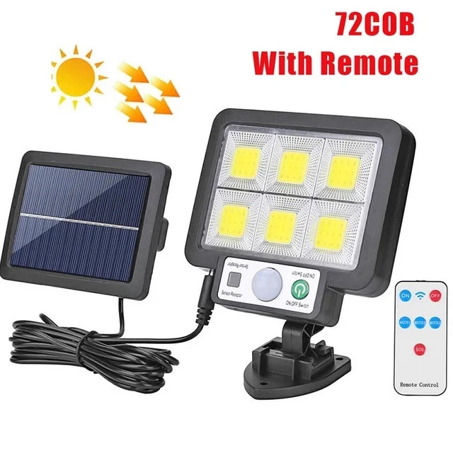 LED Solar Split Wall Lamp Motion Sensor