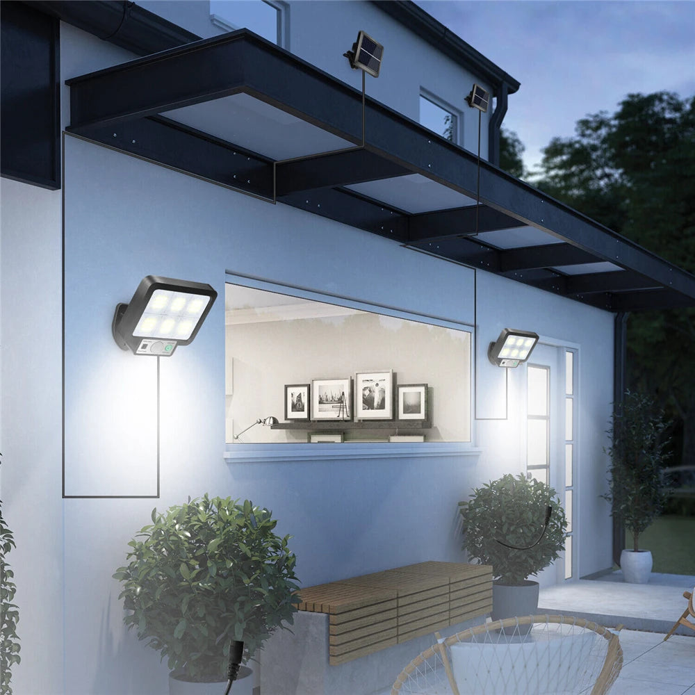 LED Solar Split Wall Lamp Motion Sensor