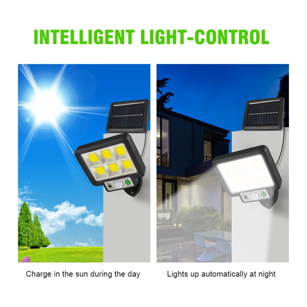 LED Solar Split Wall Lamp Motion Sensor