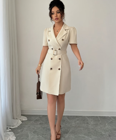 Elegant Belted Blazer