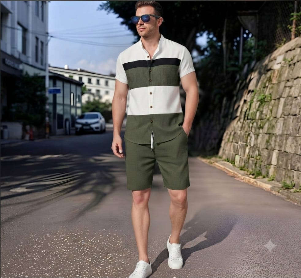 Ultimate Holiday Gift Bundle: Smart Audio Glasses & Men's Summer Outfit Set