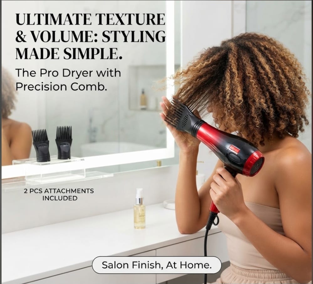 2-in-1 Hair Dryer, Straightener & Curler Styling Set NZD $52 Complete Bundle