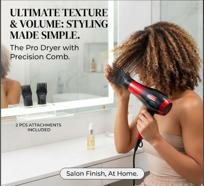 2-in-1 Hair Dryer, Straightener & Curler Styling Set NZD $52 Complete Bundle