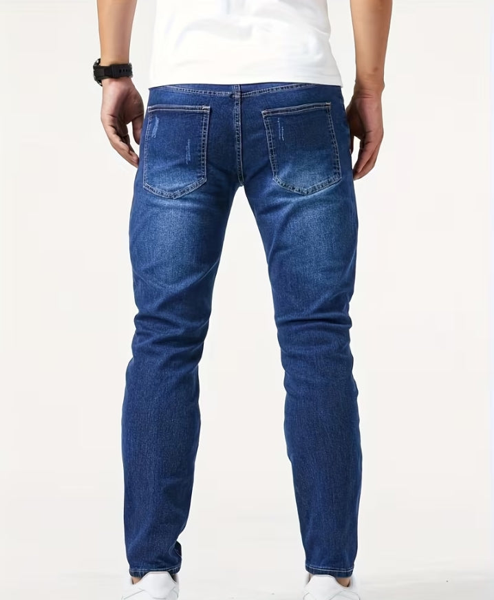 Scratch Denim with two Belts