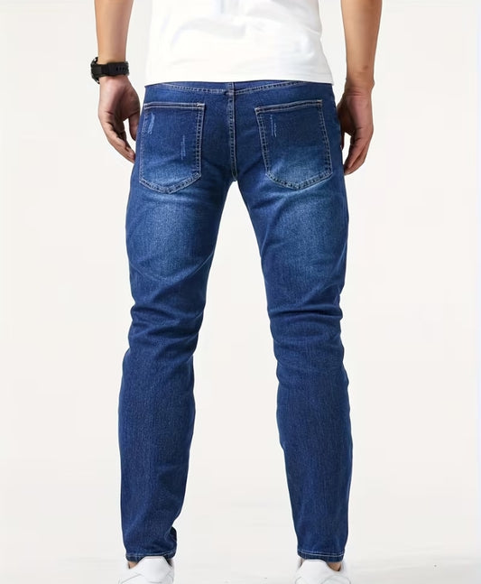 Scratch Denim with two Belts