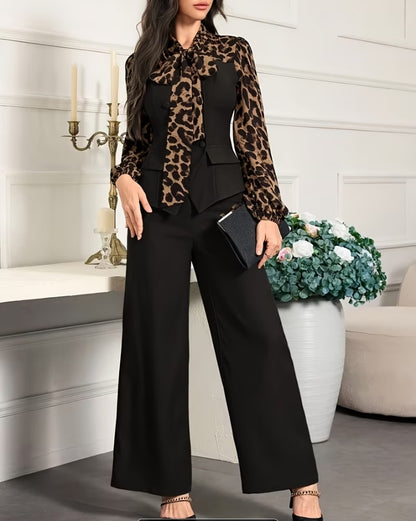Leopord Print Suit