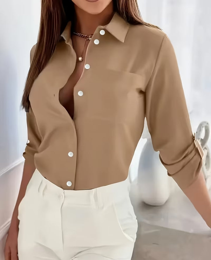 Effortless Elegance: The Neutral Utility Blouse