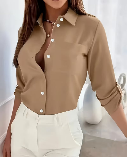 Effortless Elegance: The Neutral Utility Blouse