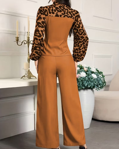 Leopord Print Suit