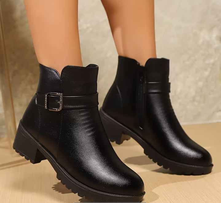 Chic Charm-Accent Formal Boots