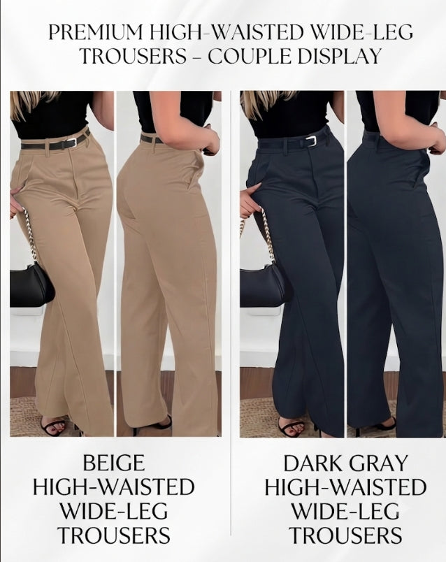 Women's Elegant Wide-Leg Trousers