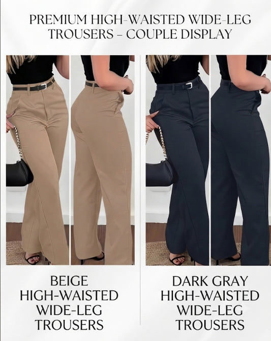 Women's Elegant Wide-Leg Trousers
